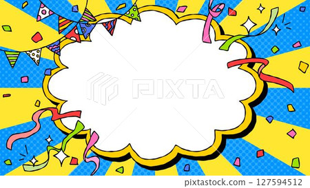 Hand drawn curved frames and decorations, pop background frames, sunburst Hand drawn curved frames and decorations, pop background frames, sunburst 127594512