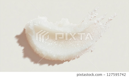 Sugar scrub texture close-up 127595742