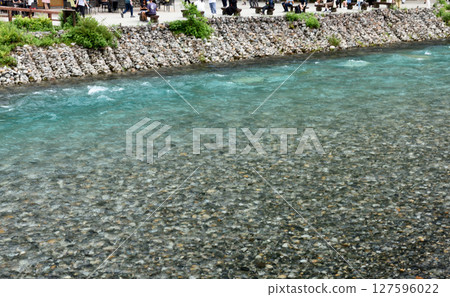 View of the Hotaka mountain range from around Kappa Bridge 127596022