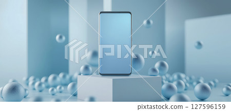 Smartphones that reflect the future A minimalist digital stage Smartphones that reflect the future A minimalist digital stage 127596159