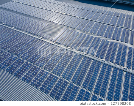 Solar panel drone 127598208