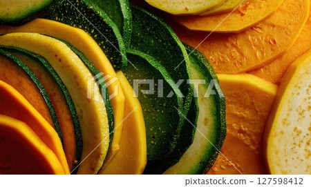 slices of bread with sauce 127598412
