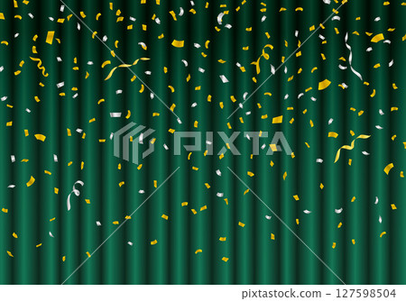 Green curtain/Green curtain (horizontal) 127598504