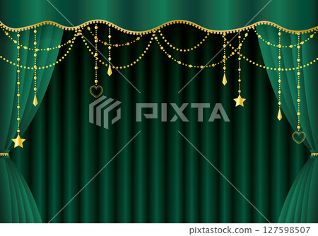 Green curtain/Green curtain (horizontal) 127598507