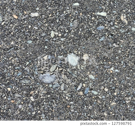 混凝土牆混合彩色鵝卵石（方形） 127598791