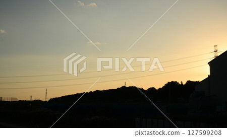 Sunset sky 127599208