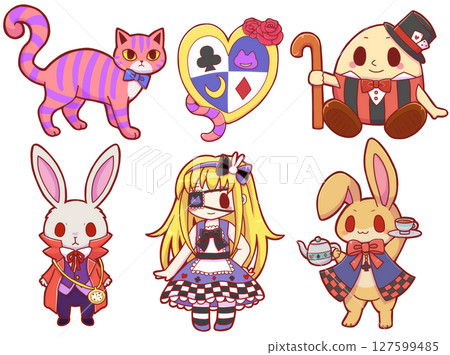 Wonderland character set 127599485