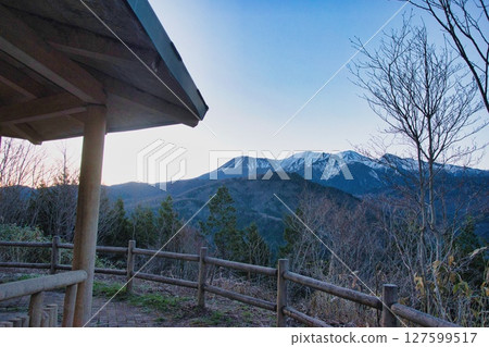 Early morning snow on Mt. Ontake, Ohira Observatory 127599517
