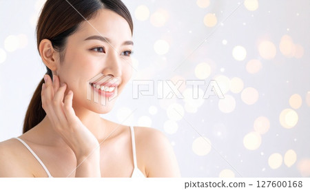 Young woman, beauty image　 127600168