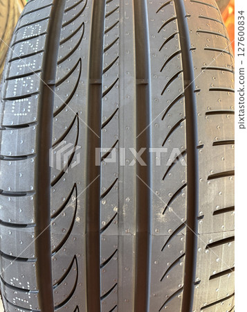 New tire tread pattern New tire tread pattern 127600834