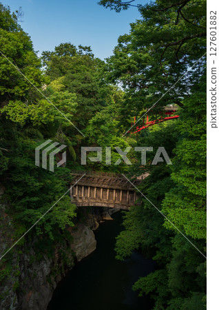 從猿橋觀賞渡槽 從猿橋觀賞渡槽 127601882