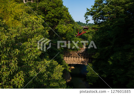 從猿橋觀賞渡槽 127601885