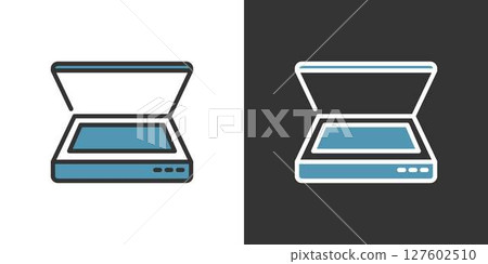 簡單的掃描器圖標 127602510