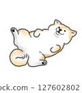 A dog silently asking for a pet 127602802