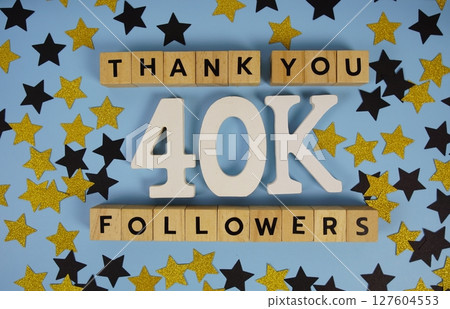 Thank You 40000, 40K Followers congratulation and celebration social media subscribers and followers Thank You 40000, 40K Followers congratulation and celebration social media subscribers and followers 127604553