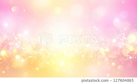 黃色和粉紅色閃光背景紋理 127604865