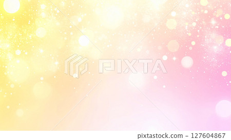 黃色和粉紅色閃光背景紋理 127604867