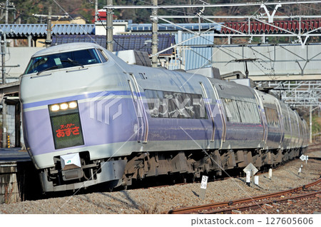 中央本線上野原JR東E351系列S4組織(松本)超級梓 中央本線上野原JR東E351系列S4組織(松本)超級梓 127605606