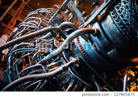 Aerospace gas turbine engine with structural 127605673