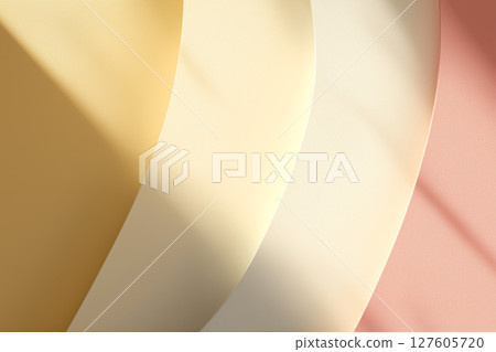 Abstract background of soft light and color tones | Beautiful design material with warm color gradation 127605720