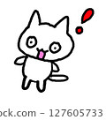 Surprised cat 127605733