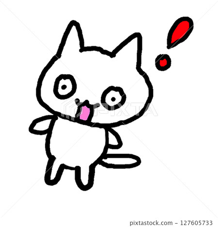 驚訝的貓 驚訝的貓 127605733