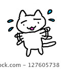 Anxious cat 127605738
