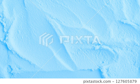 Light blue sherbet close-up texture background 127605879