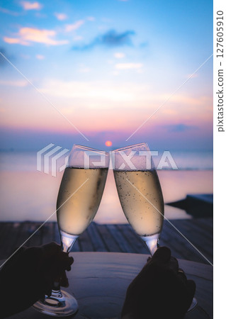 馬爾地夫海和小屋 馬爾地夫海和小屋 127605910