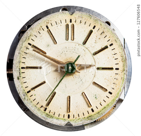 dial vintage clock, high resolution and detail 127606548
