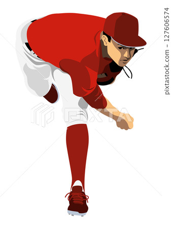 Professional baseball pitcher Professional baseball pitcher 127606574