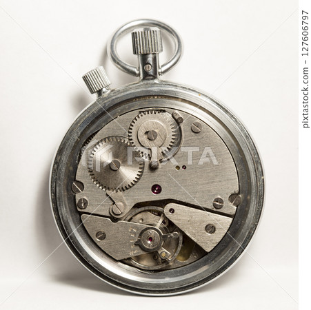 clockwork old mechanical watch, high resolution and detail clockwork old mechanical watch, high resolution and detail 127606797