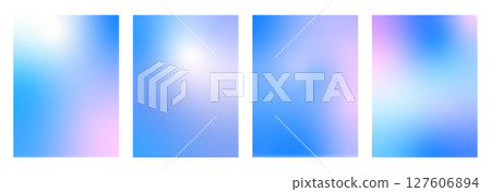 Set of pastel gradients backgrounds. Vertical winter sky soft textures. Christmas beauty abstract prints. Minimal multi colors gradation posters backdrops. Vector soft water collection illustration Set of pastel gradients backgrounds. Vertical winter sky soft textures. Christmas beauty abstract prints. Minimal multi colors gradation posters backdrops. Vector soft water collection illustration 127606894