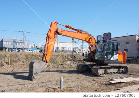 Construction site shovel car 127607005
