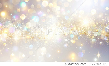 Gorgeous golden glitter background material texture 127607106