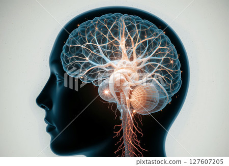 Digital Visualization of Human Brain Neural Activity in Profile. 127607205