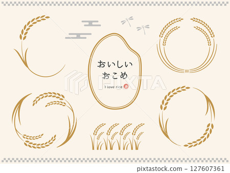 稻穗日式框架2 稻穗日式框架2 127607361