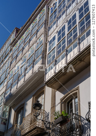 The city of Betanzos in Spain 127607413