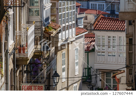 The city of Betanzos in Spain The city of Betanzos in Spain 127607444