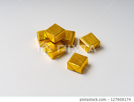 Individually wrapped butter Individually wrapped butter 127608174