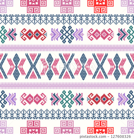 Mexican Teenek embroidery pattern 9 127608326