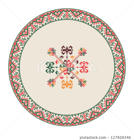 Teenek Huastec embroidery design element 4 Teenek Huastec embroidery design element 4 127608346