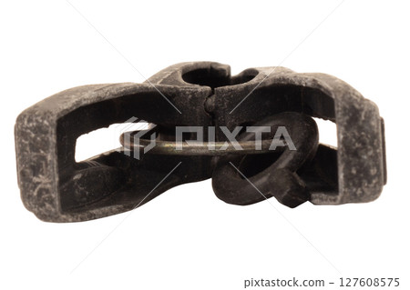 Clothes peg on white tool retro 127608575