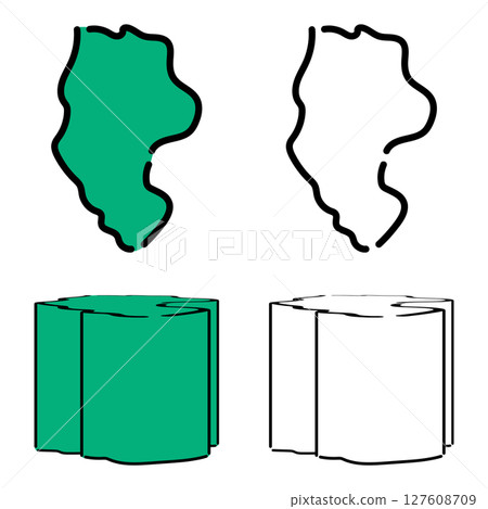 手寫_阿塞拜疆_Aghdash_Vector_Set_01 127608709