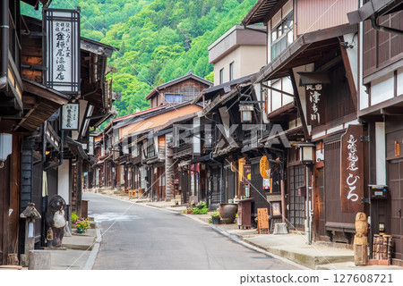 「奈良井宿市區」舊中山道驛站(長野縣鹽尻市) 「奈良井宿市區」舊中山道驛站(長野縣鹽尻市) 127608721