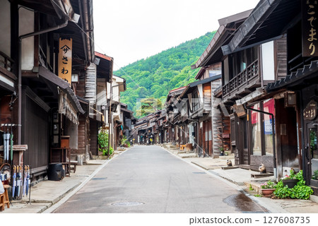 「奈良井宿市區」舊中山道驛站(長野縣鹽尻市) 「奈良井宿市區」舊中山道驛站(長野縣鹽尻市) 127608735