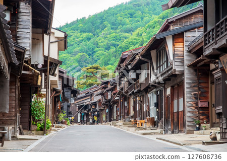 「奈良井宿市區」舊中山道驛站(長野縣鹽尻市) 「奈良井宿市區」舊中山道驛站(長野縣鹽尻市) 127608736