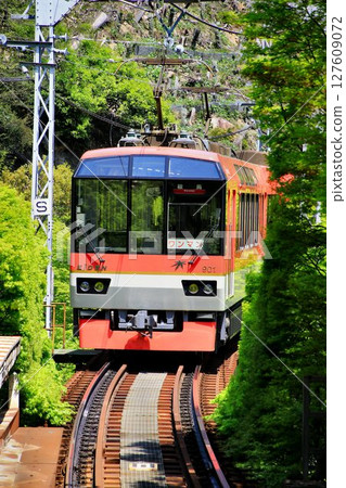 A railway line to "Kurama, Kibune" and "Mount Hiei"... Eizan Electric Railway's 900 series "Kirara" panoramic car with a mountain railway feel 127609072