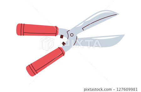 Garden cutter hand drawn tool Garden cutter hand drawn tool 127609981