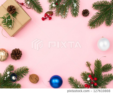 聖誕節圖像框架 127610808